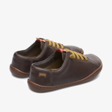 Camper Peu Sneakers Dark Brown - Kids Singapore JDODJL-785